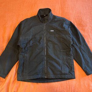 Handmade New Zealand Fleece-lined Canvas Jacket, Size Large